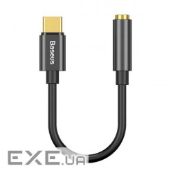Адаптер Baseus L54 USB-C – 3,5 мм Black (CATL54-01)