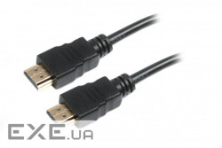 Кабель мультимедійний HDMI to HDMI 0.5m Maxxter (V-HDMI4-0.5M)