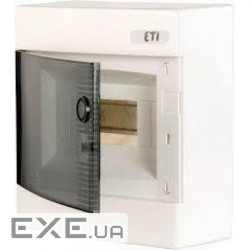 Щит ETI зовнішній розподільчий ECT 8PT (8 модулів прозорі двері) (1101000) ) (1101000)