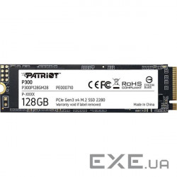 SSD PATRIOT P300 128GB M.2 NVMe (P300P128GM28)