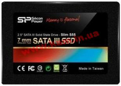 SSD-накопичувач Silicon Power Slim S55 120GB (SP120GBSS3S55S25)
