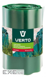 Стрічка газонна Verto, бордюрна, 20см x 9м, зелена (15G512) (15G512)